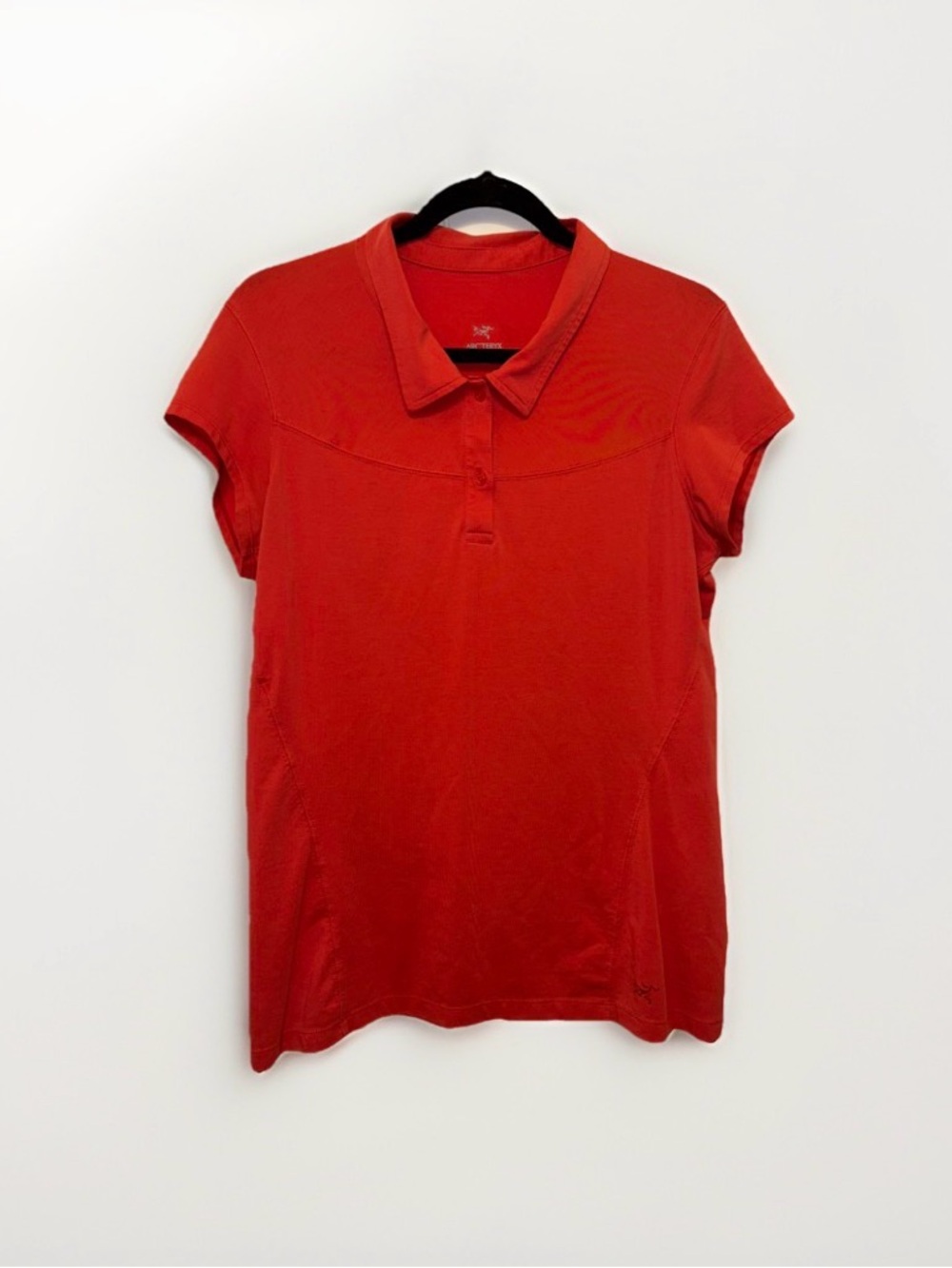 Arc'teryx Motive Short Sleeve Pink Red Polo Top Size Extra Large
